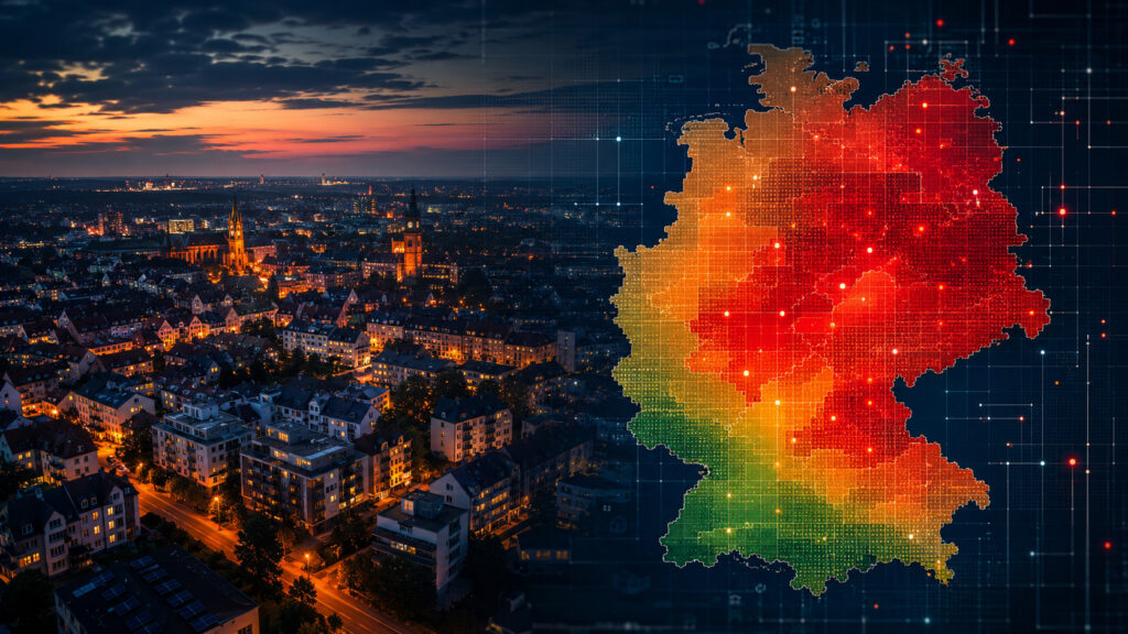 Einbruchstatistik Deutschland 2025 – Karte mit Häufigkeitszahlen nach Landkreisen
