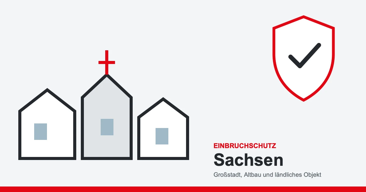 Einbruchschutz in Sachsen: Großstadt, Altbau und ländliches Objekt